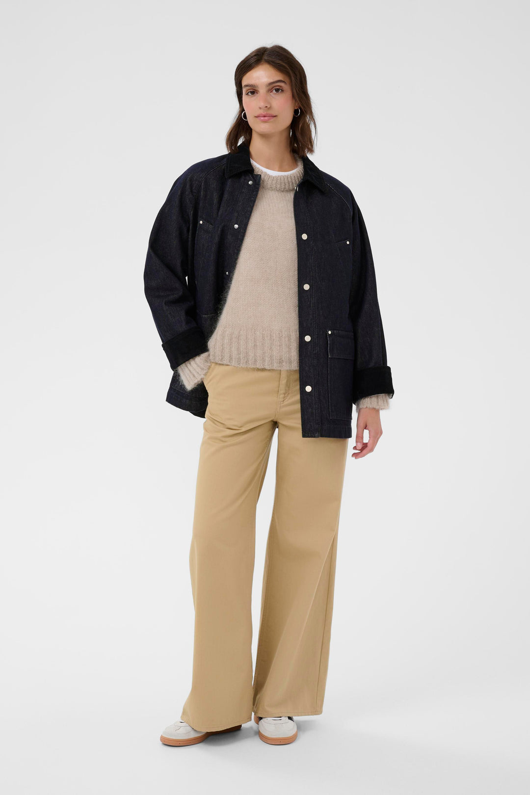 Manteau en denim oversize Ydun