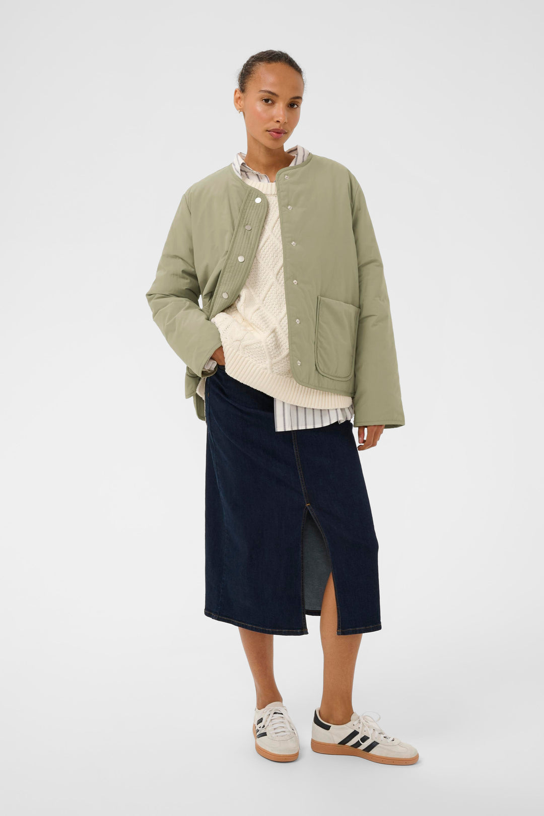 Manteau à grandes poches Yamina