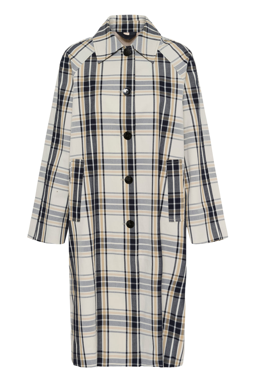 Manteau à carreaux Yasha