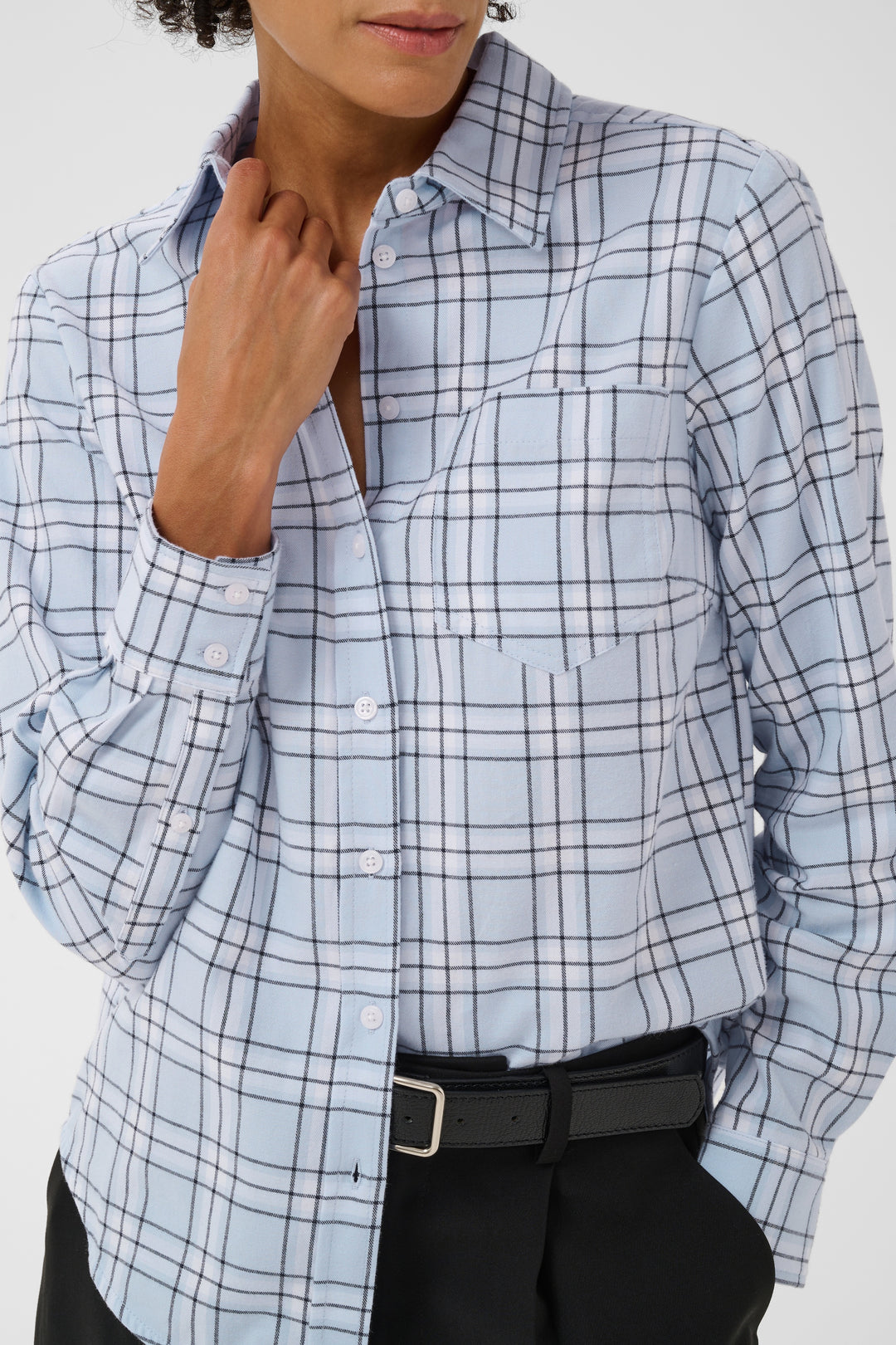 Chemise à carreaux Yana - 100% coton biologique
