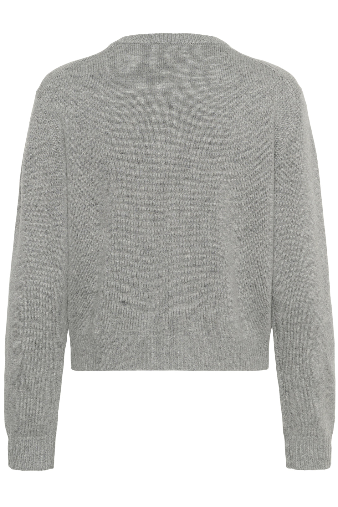 Cardigan en tricot de laine et cachemire Yalda - Boutonné avec encolure ronde