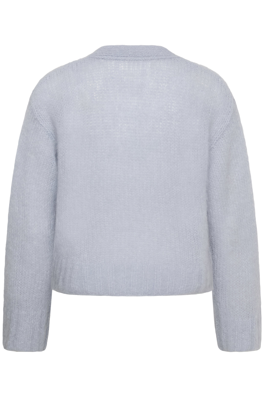 Cardigan en mohair mélangé certifié Zendaya - Boutonné à col en V