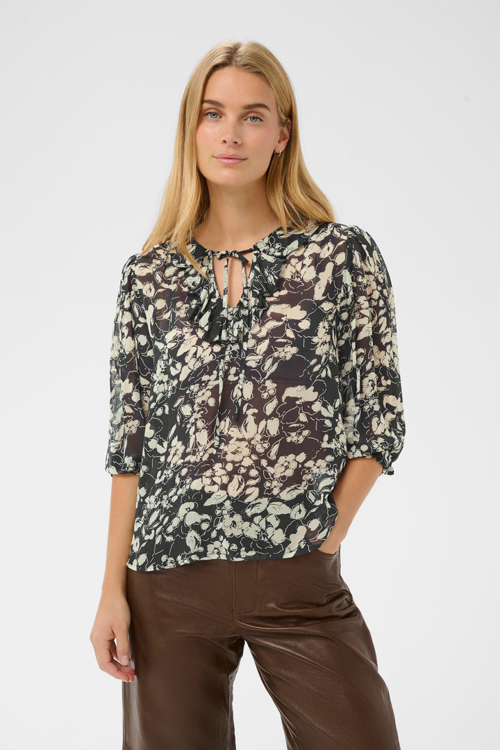 Blouse imprimée Alvia – Viscose certifiée