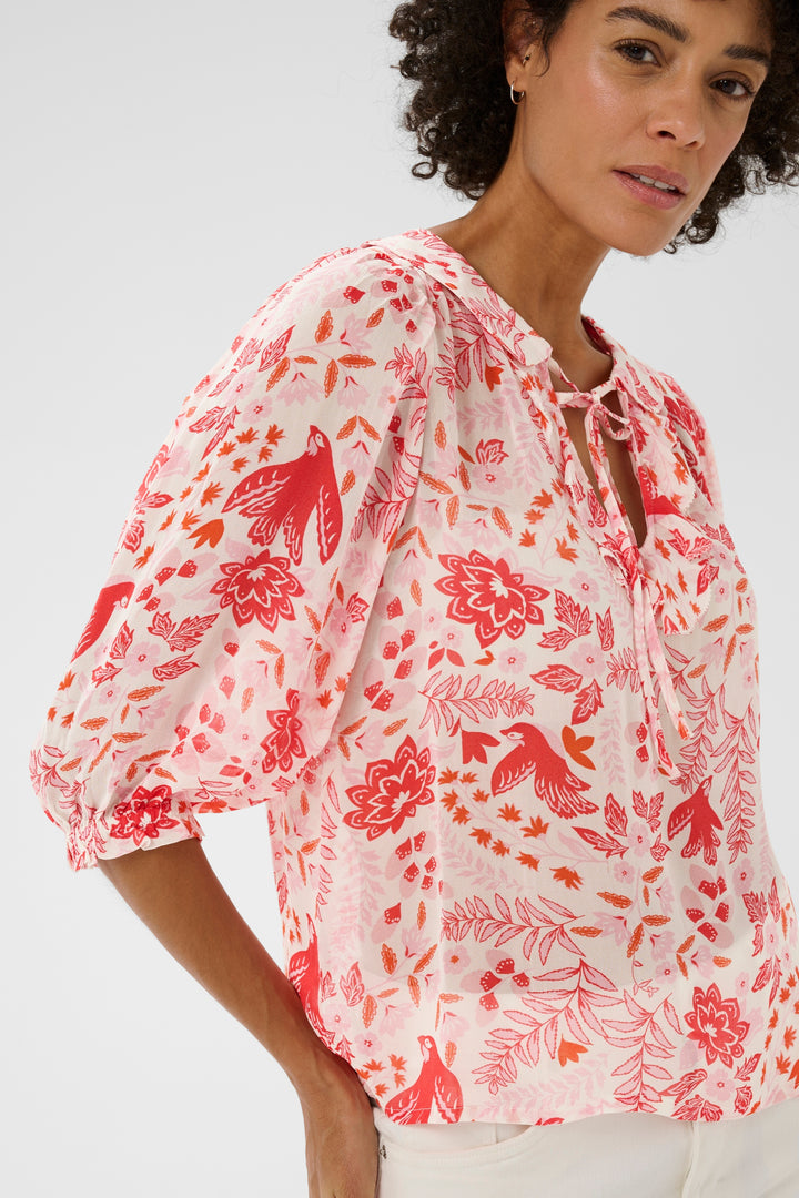 Blouse imprimée Alvia – Viscose certifiée