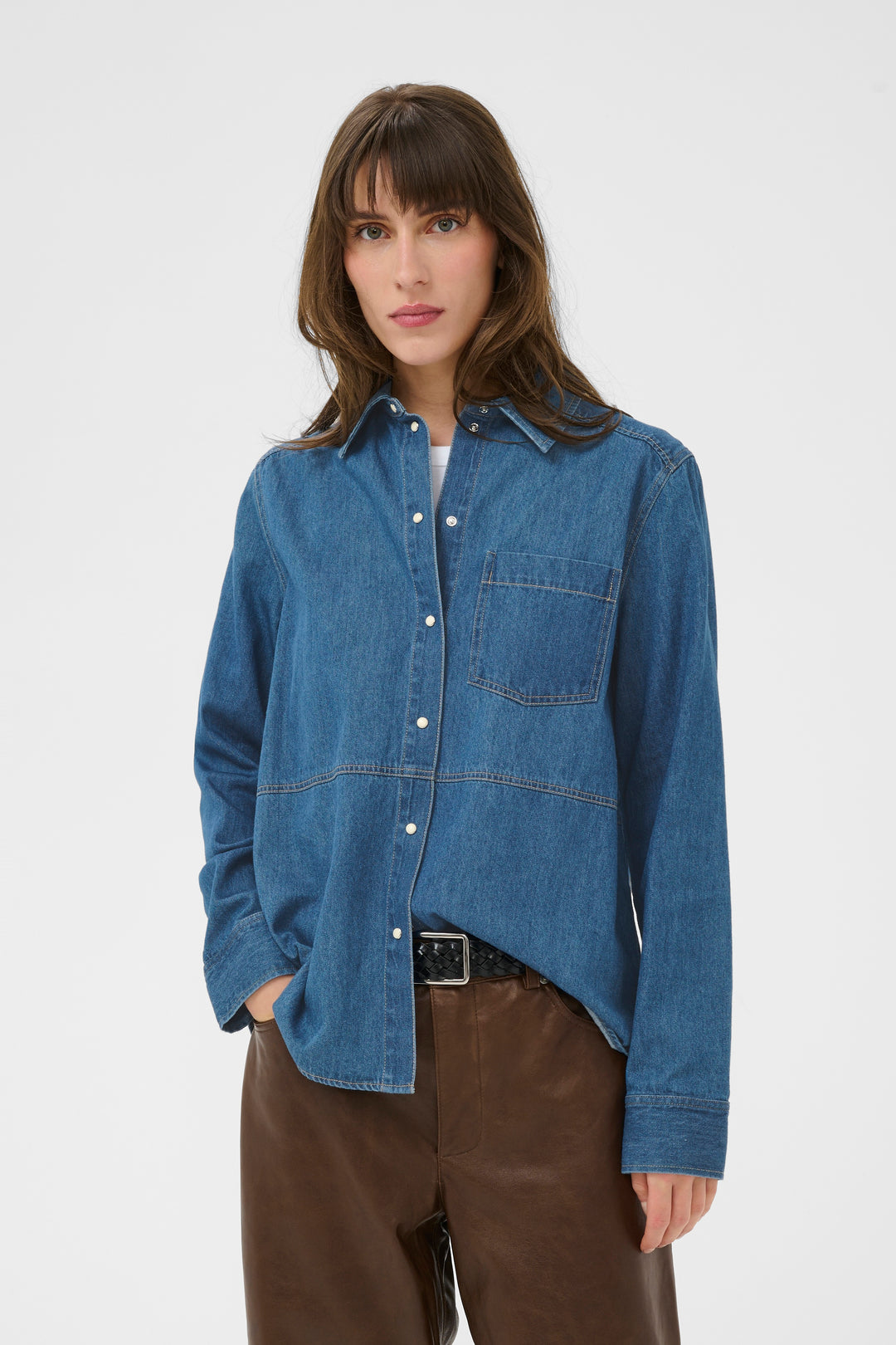Veste en jean Alvine - Haut en denim et coupe ample