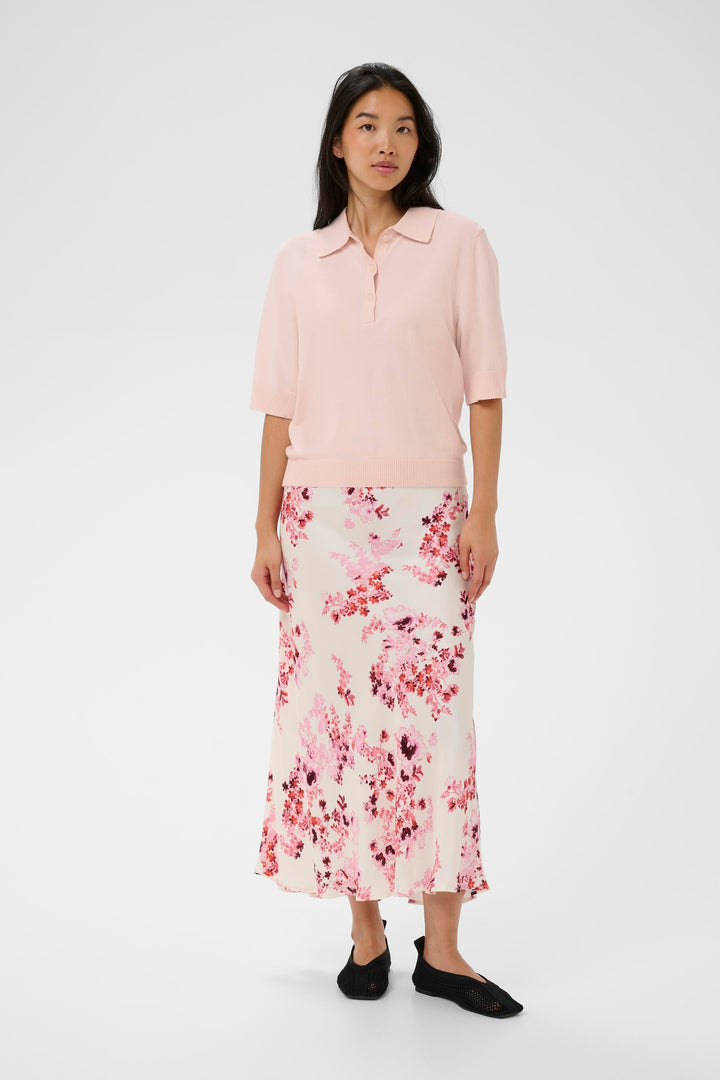 Pull à col Anetti – Tricot fluide à manches mi-longues