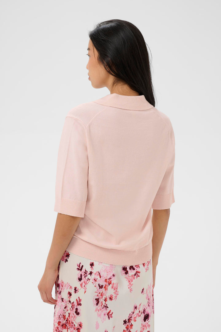 Pull à col Anetti – Tricot fluide à manches mi-longues