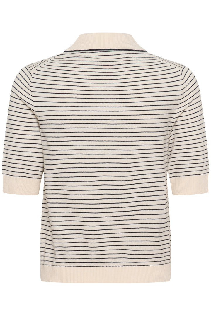 Pull à col Anetti – Tricot fluide à manches mi-longues