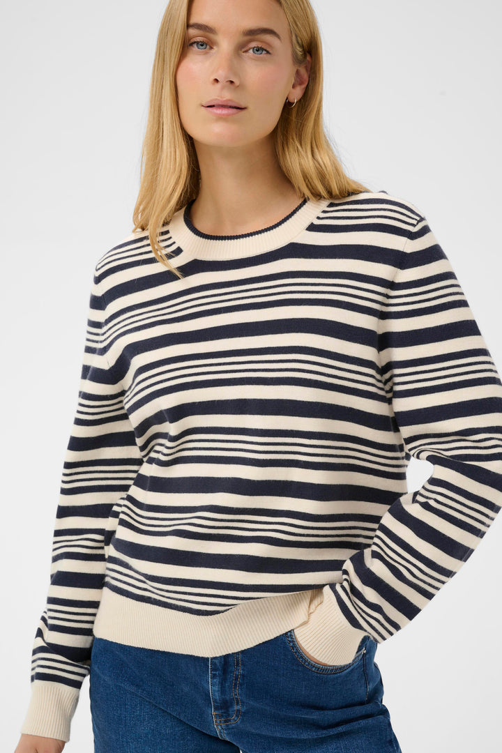 Chandail à manches longues avec rayures Anez