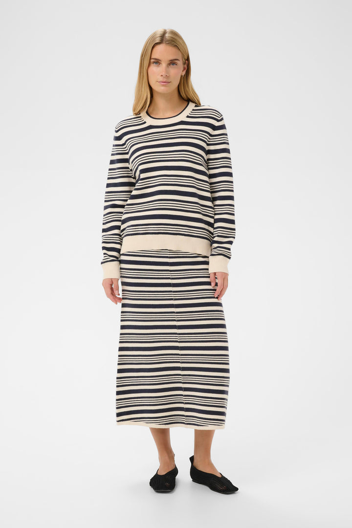 Chandail à manches longues avec rayures Anez