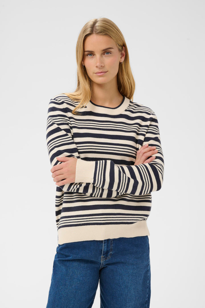 Chandail à manches longues avec rayures Anez