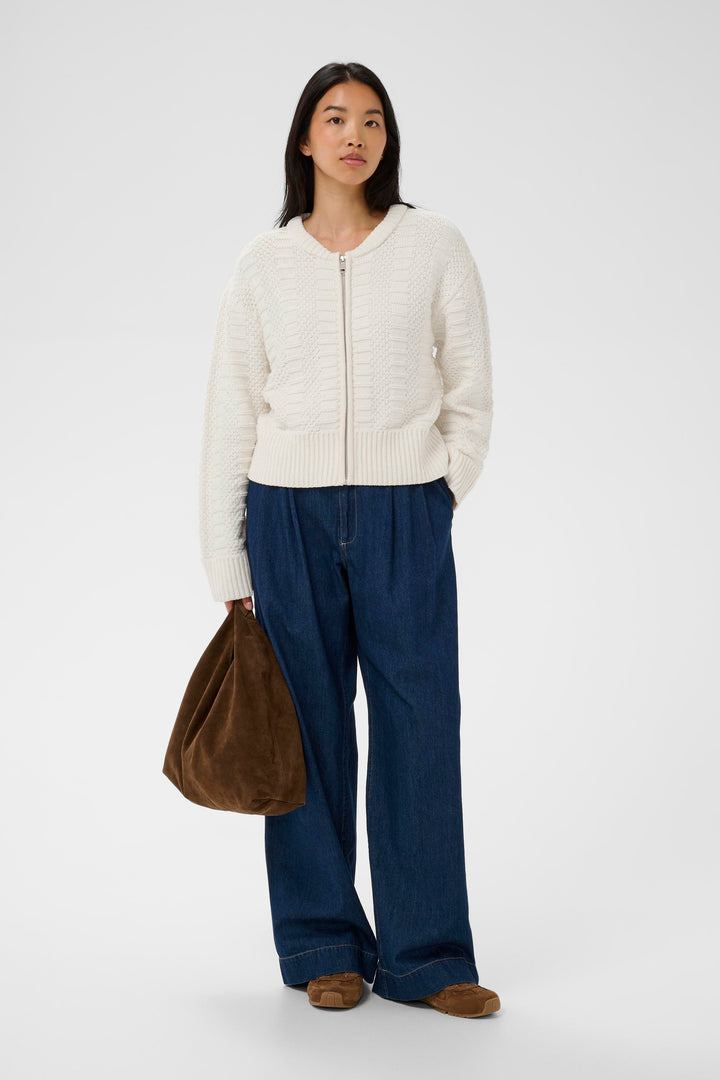 Cardigan zippé Aniela – Style ajustable