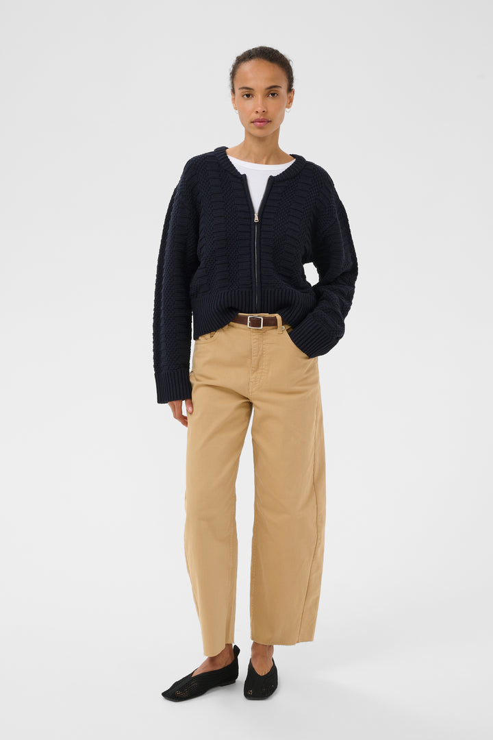 Cardigan zippé Aniela – Style ajustable