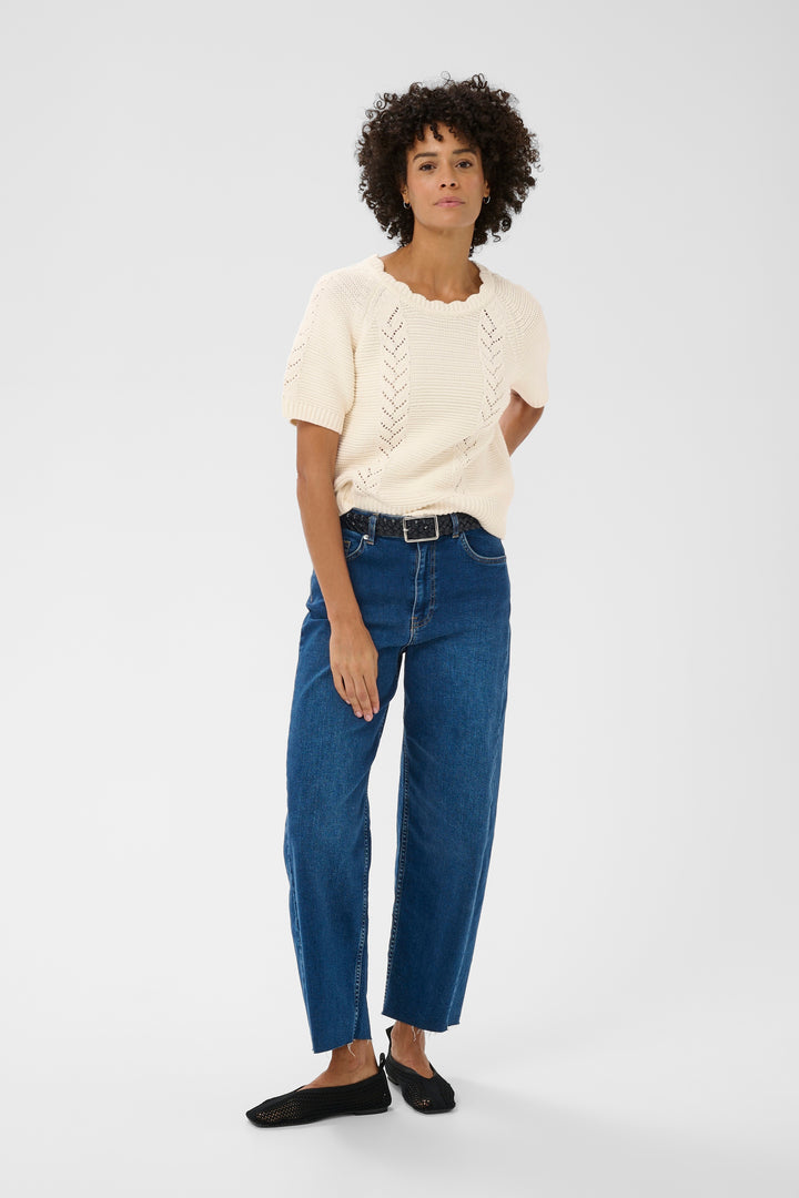 Pull texturé ajouré Anisette – Tricot léger et raffiné