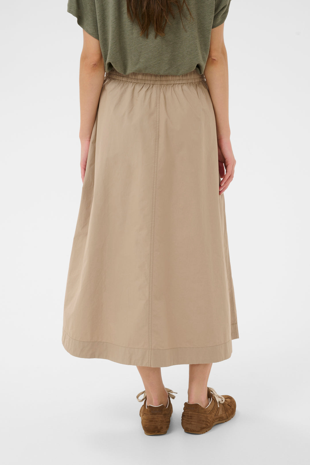 Asmina midi skirt - Organic cotton and flared cut