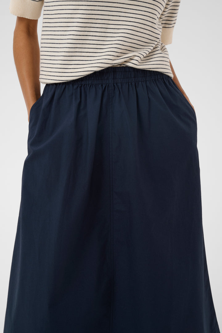 Asmina midi skirt - Organic cotton and flared cut