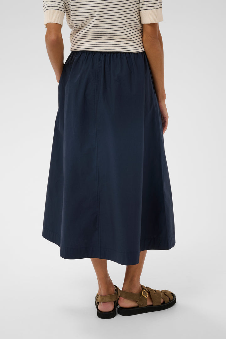 Asmina midi skirt - Organic cotton and flared cut