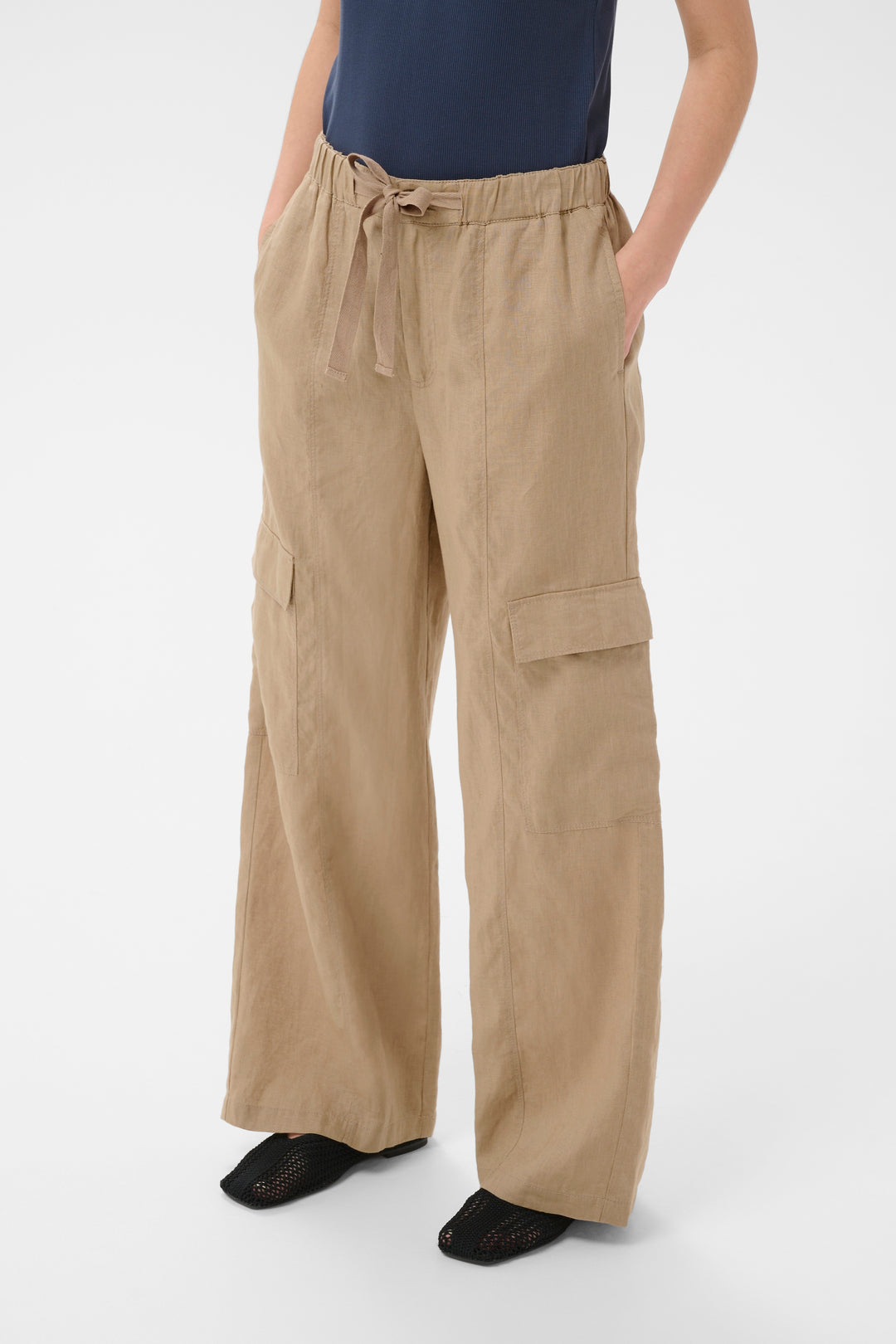 Pantalon en lin Atena