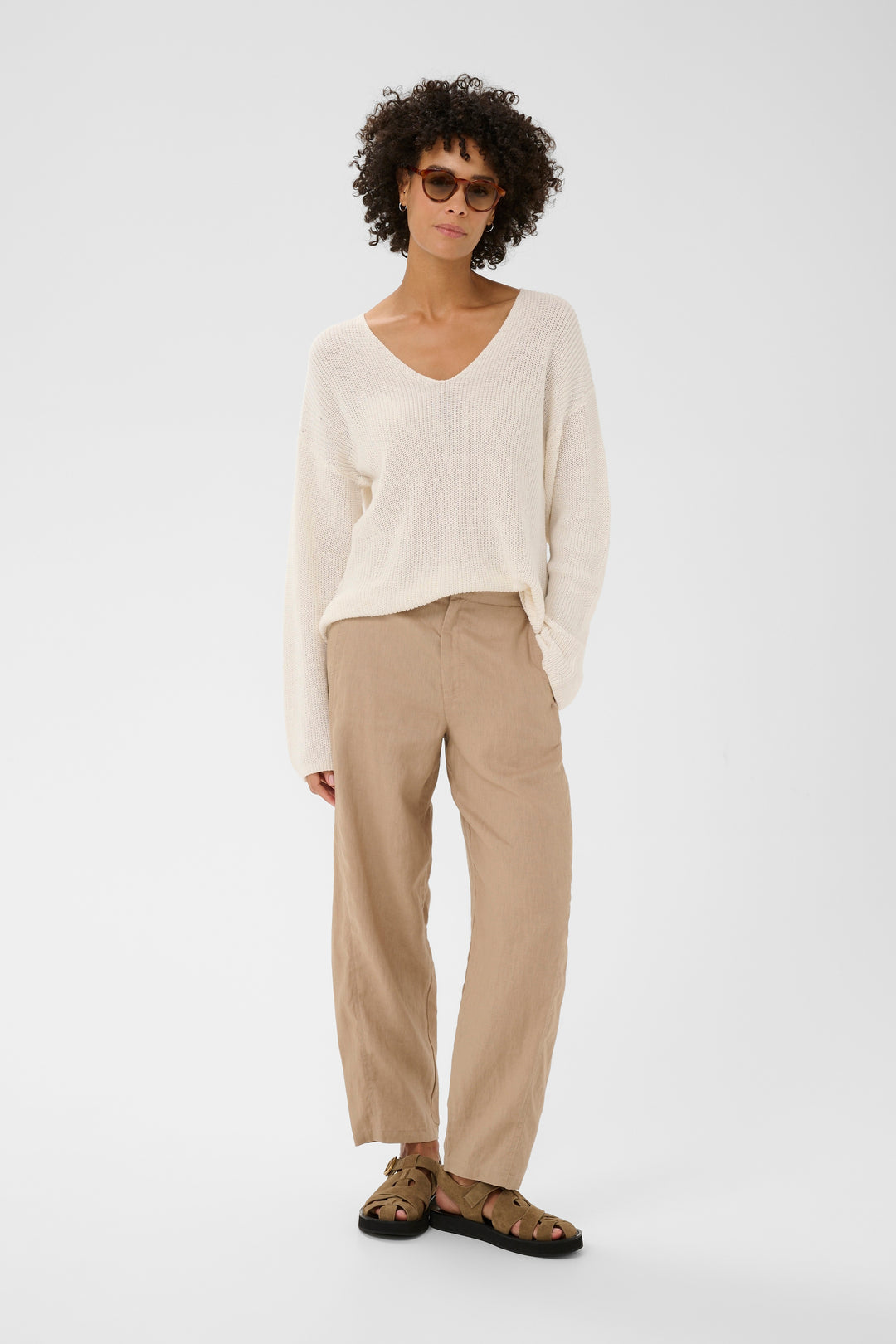 Pantalon en lin Atima – Confortable et contemporain