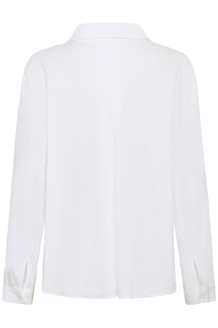 Blouse en lin Ayo – Col en V et coupe droite