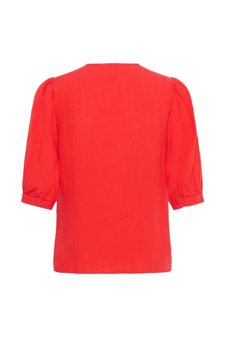 Blouse en lin avec boutons Azra