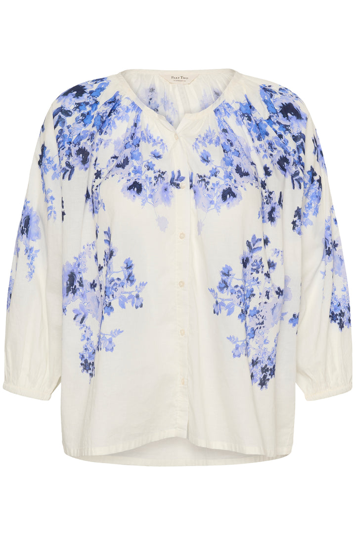 Alexi Printed Blouse - Lightweight and 100% Organic Cotton Top