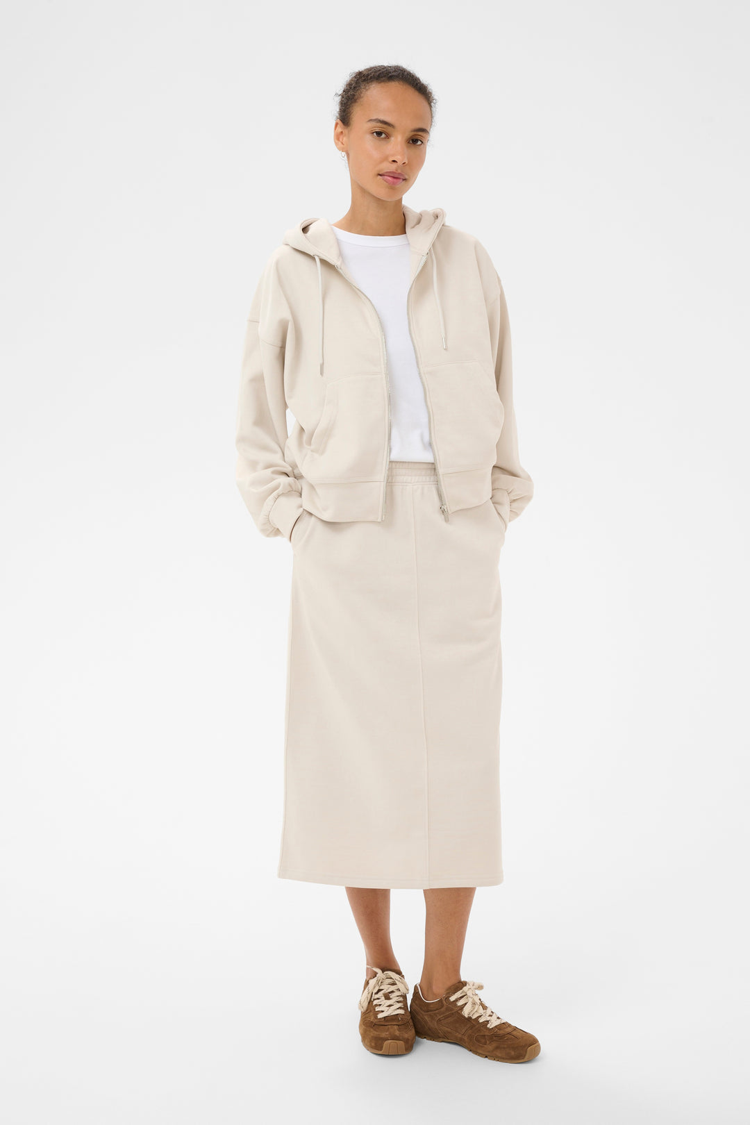 Jupe midi Alfine - Confortable et coton biologique