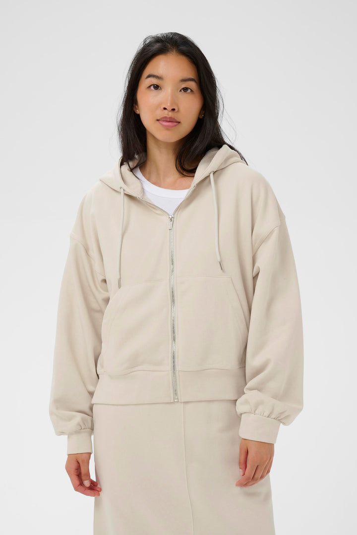 Veste zippée à capuchon Aliana - Haut décontracté et confortable