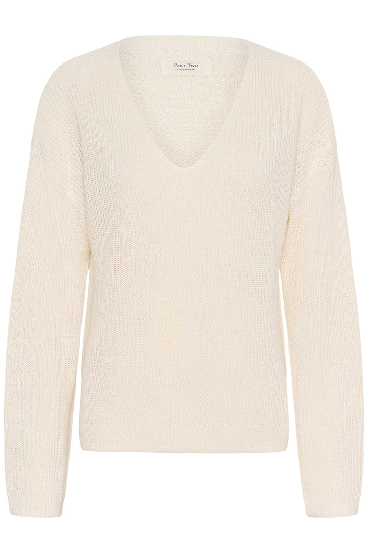 Pull à manches longues avec col en V Etronas