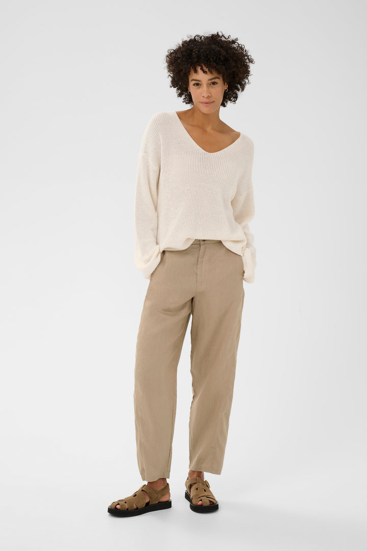 Pull à manches longues avec col en V Etronas