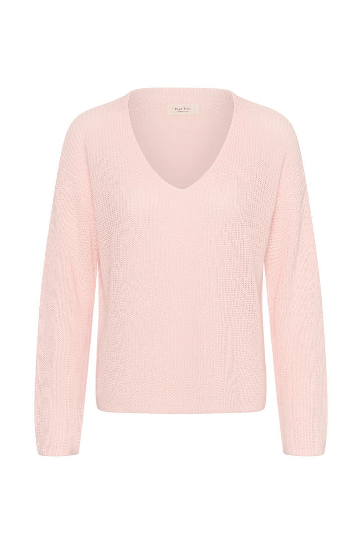 Pull à manches longues avec col en V Etronas