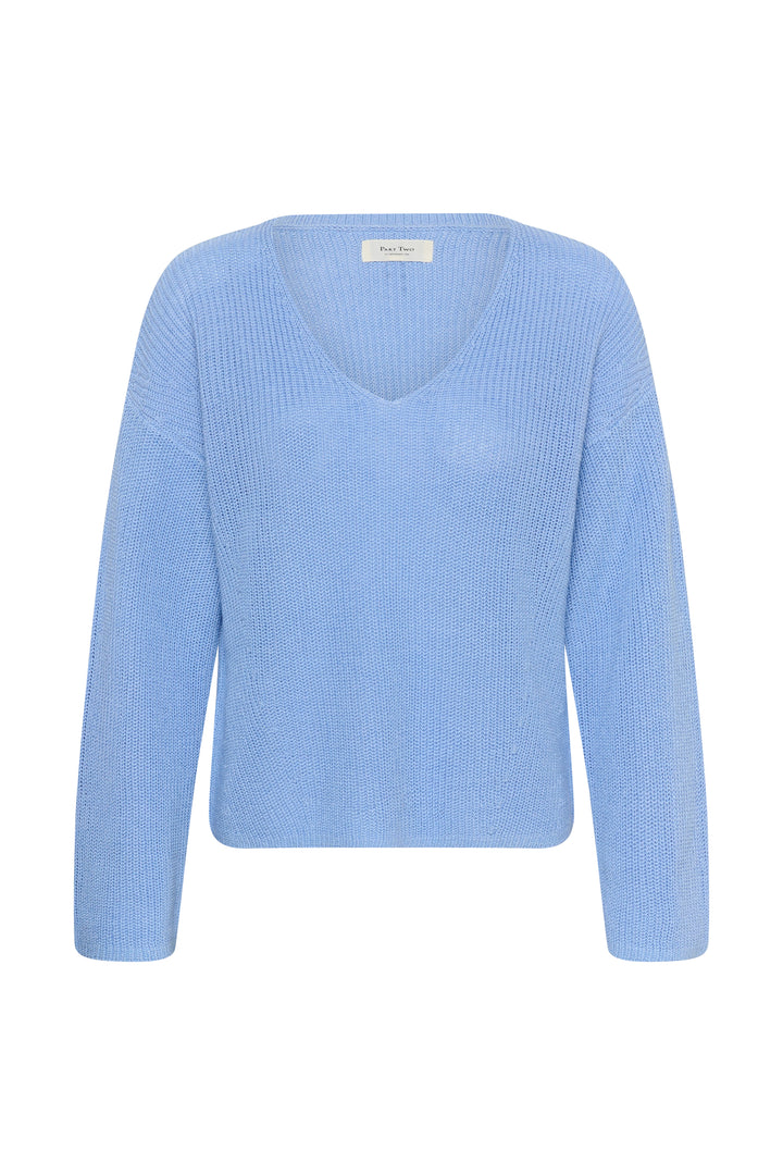 Pull à manches longues avec col en V Etronas