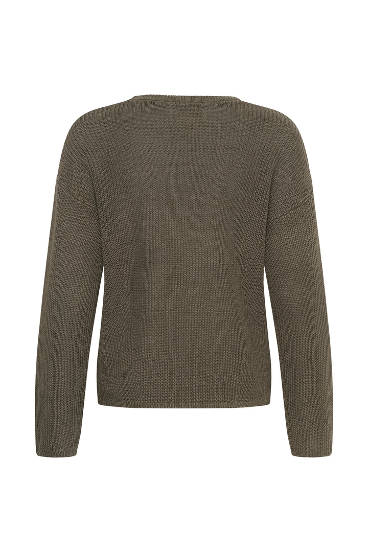 Pull à manches longues avec col en V Etronas