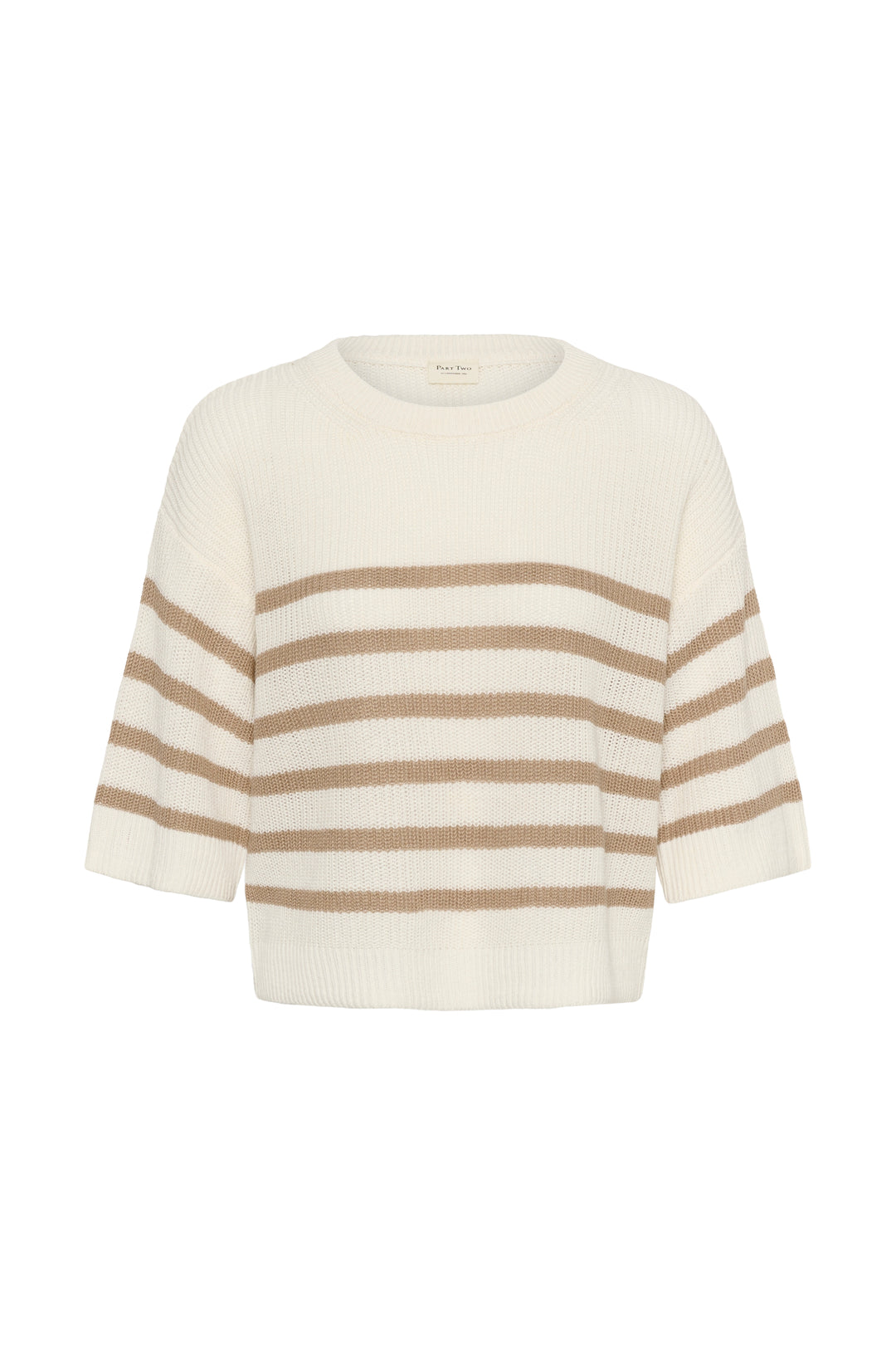 Pull rayé Aliza – en lin et coton