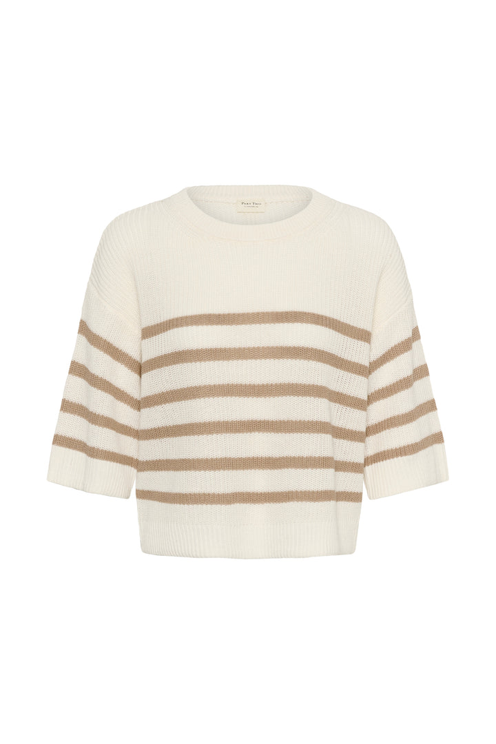 Pull rayé Aliza – en lin et coton