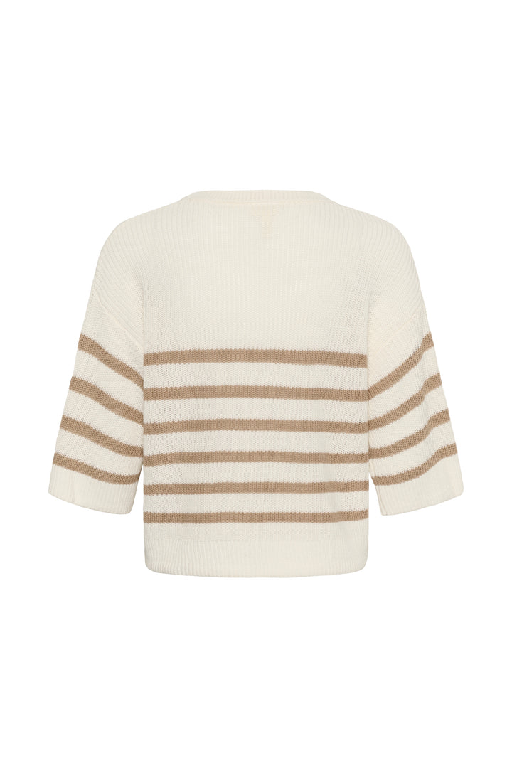 Pull rayé Aliza – en lin et coton