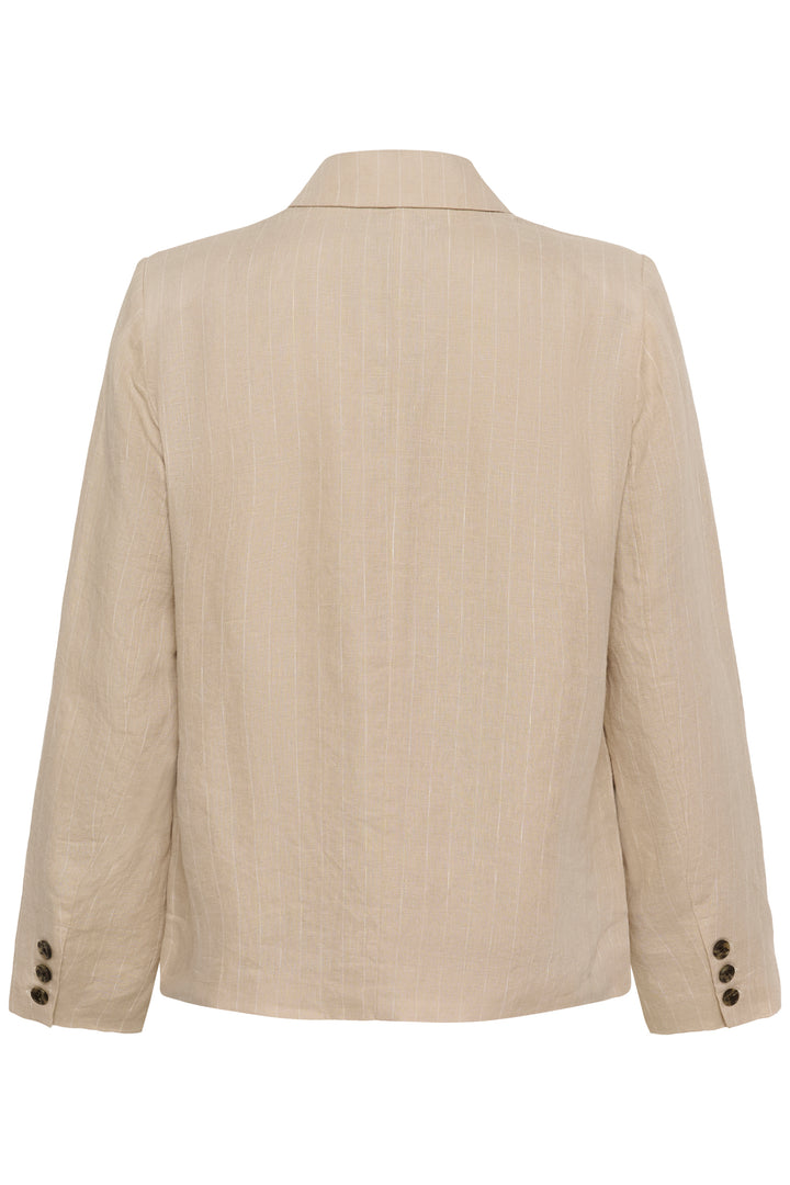 Blazer en lin à rayures Alita - Coupe ample et style décontracté