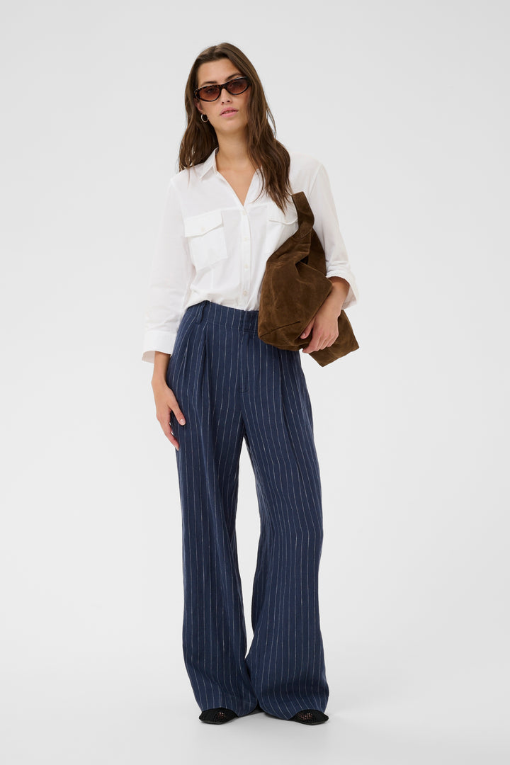 Anise Long-Sleeved Blouse - Organic Cotton and Classic Fit