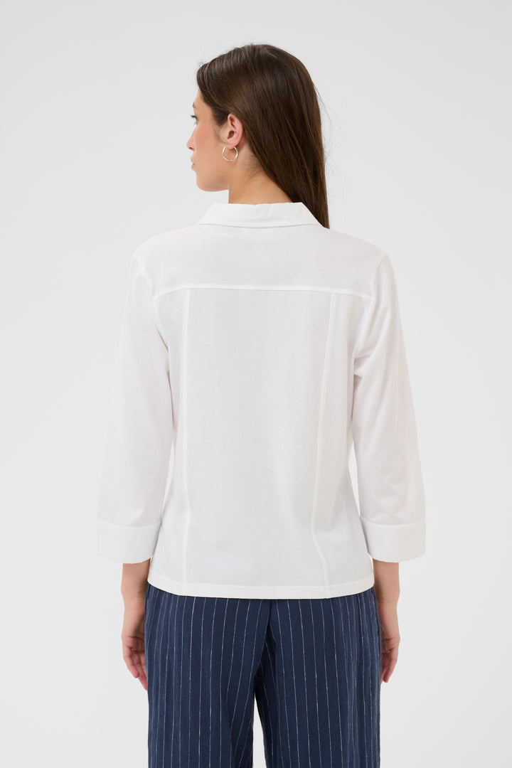 Anise Long-Sleeved Blouse - Organic Cotton and Classic Fit