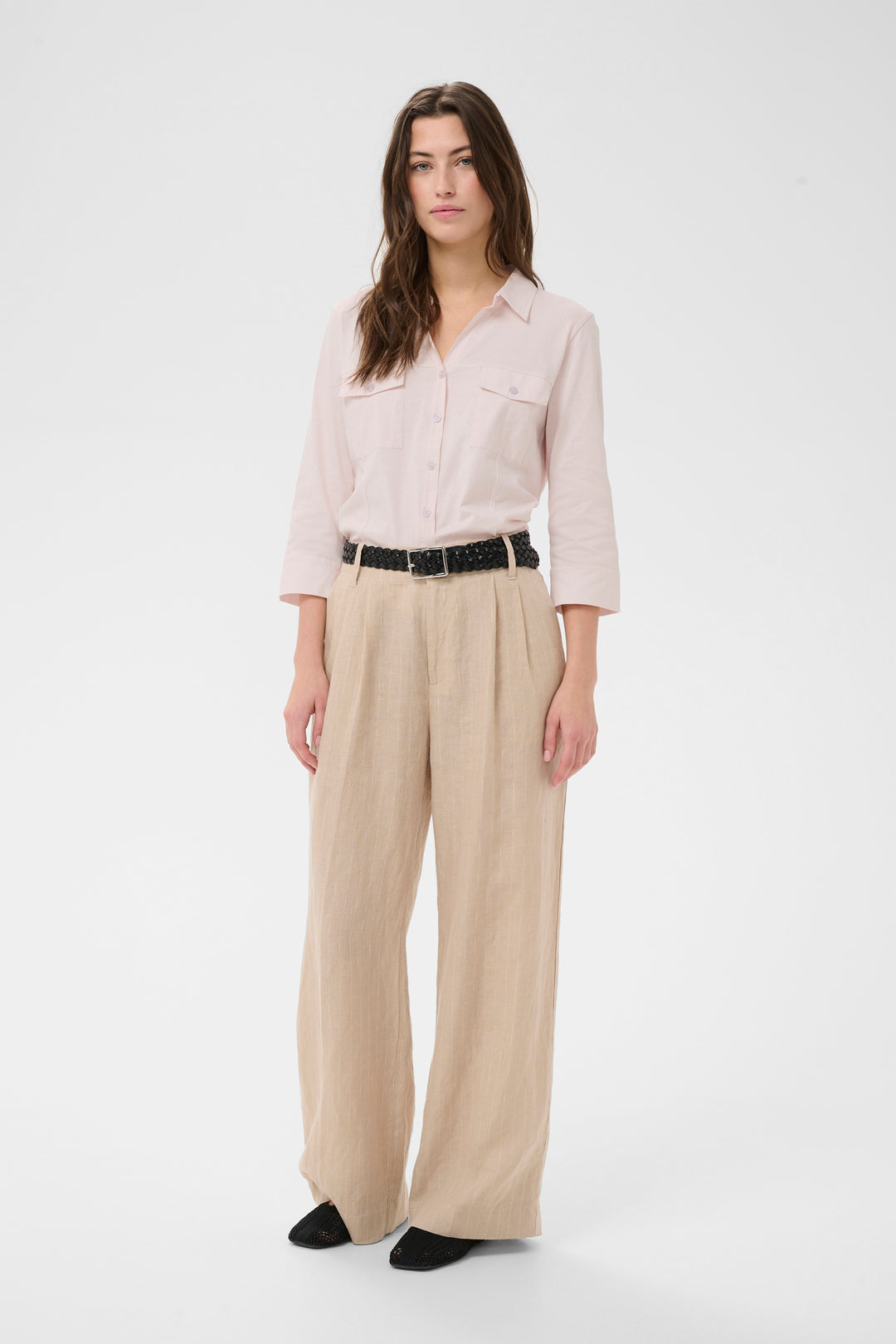 Anise Long-Sleeved Blouse - Organic Cotton and Classic Fit