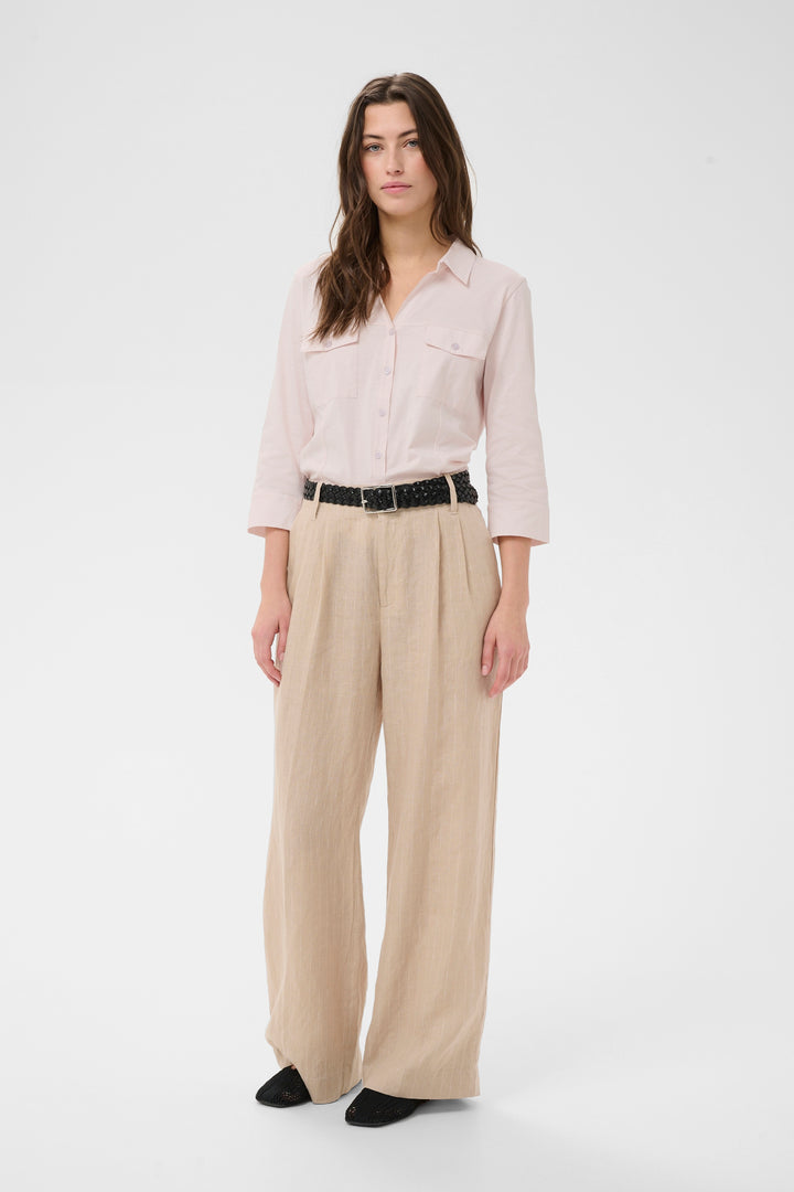 Anise Long-Sleeved Blouse - Organic Cotton and Classic Fit