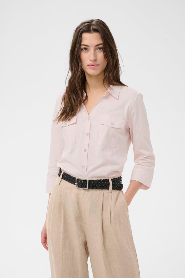 Anise Long-Sleeved Blouse - Organic Cotton and Classic Fit