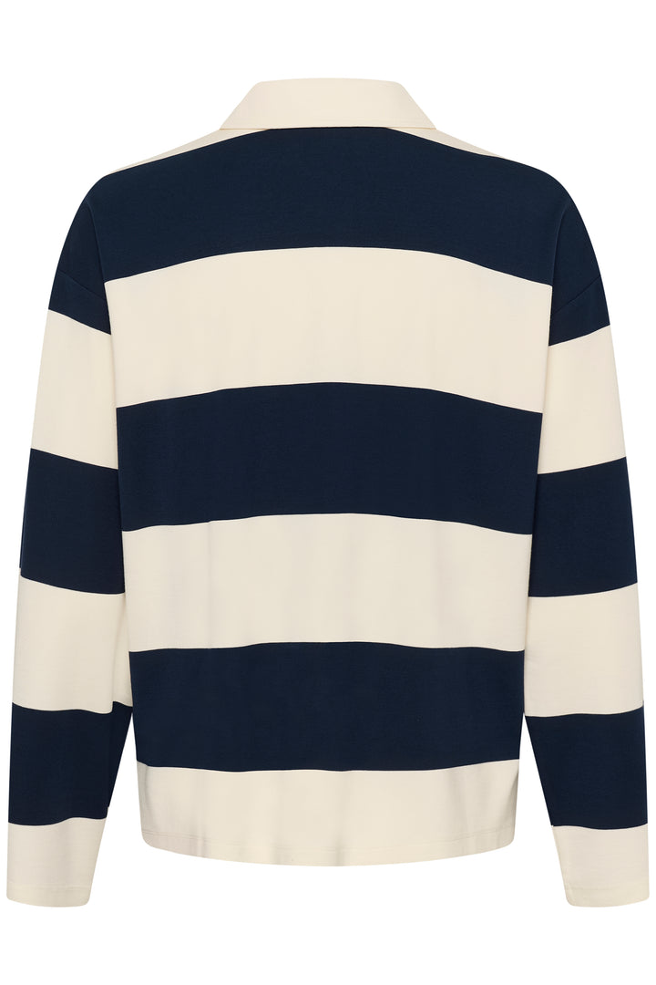 Polo rayé Amari – Maille souple et allure décontractée