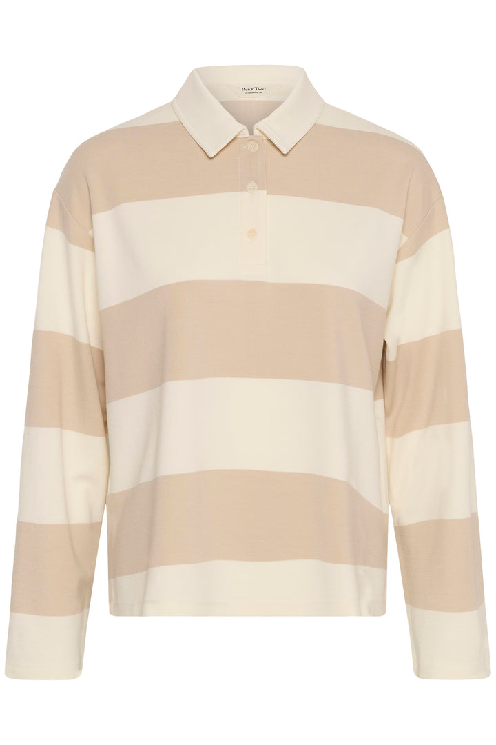 Polo rayé Amari – Maille souple et allure décontractée