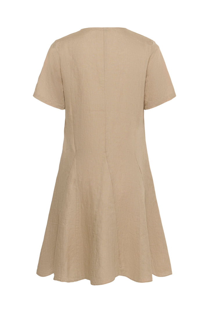 Robe en lin Aminasa – Coupe régulière et design épuré