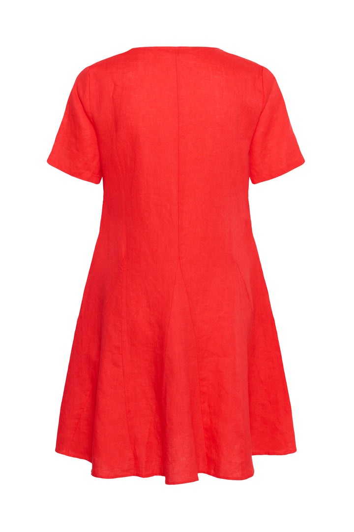 Robe en lin Aminasa – Coupe régulière et design épuré