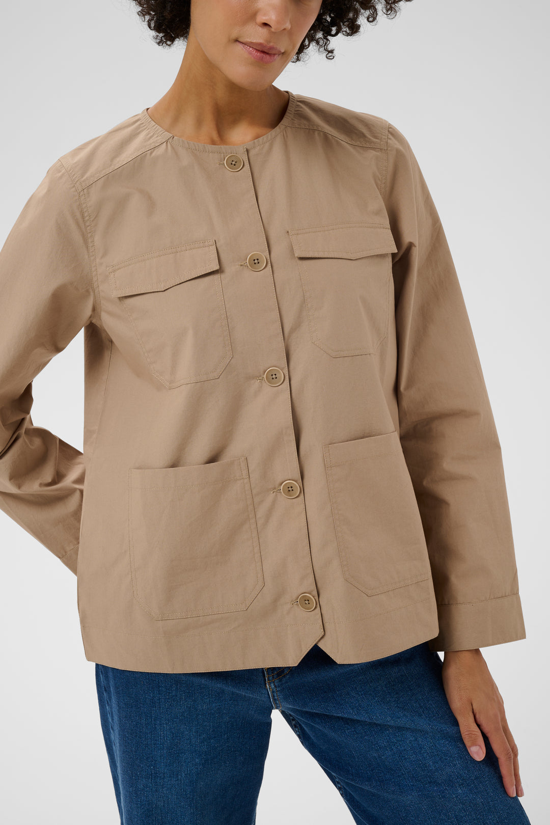 Aziza Jacket - Organic cotton and casual style