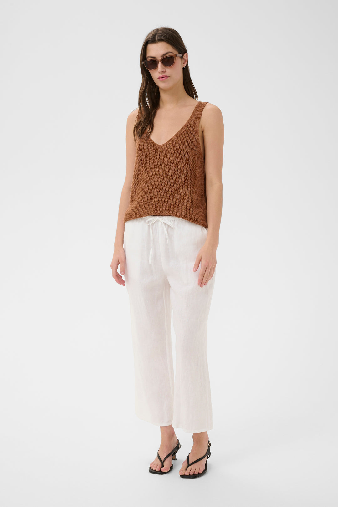 Berita linen trousers – Relaxed ankle length
