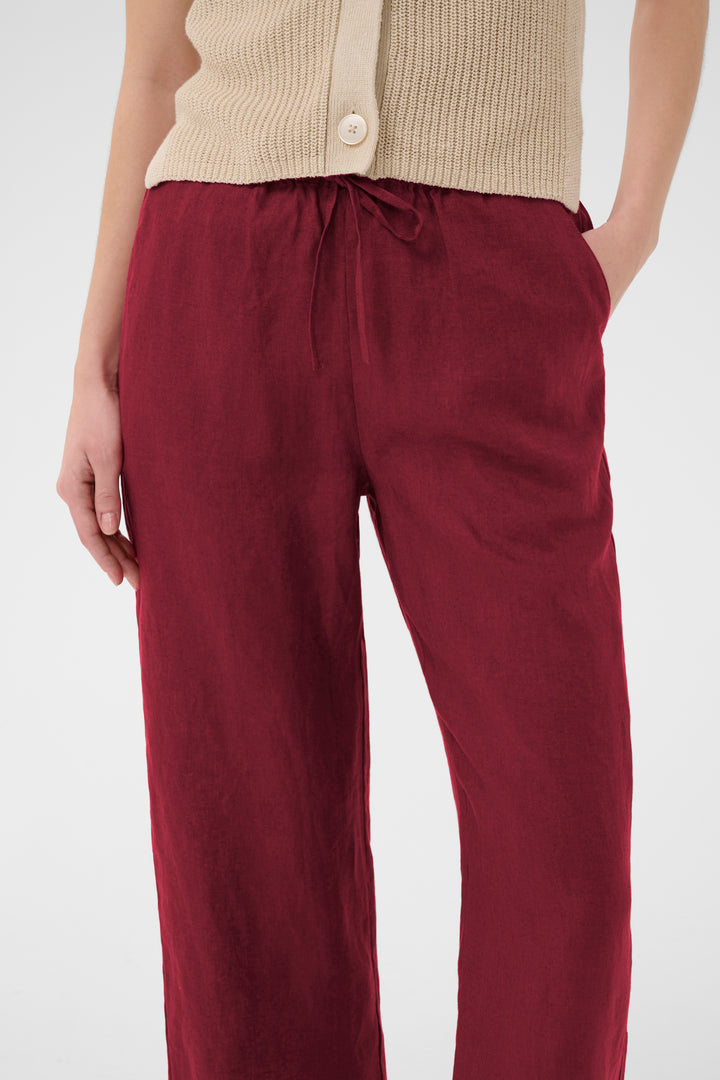 Berita linen trousers – Relaxed ankle length
