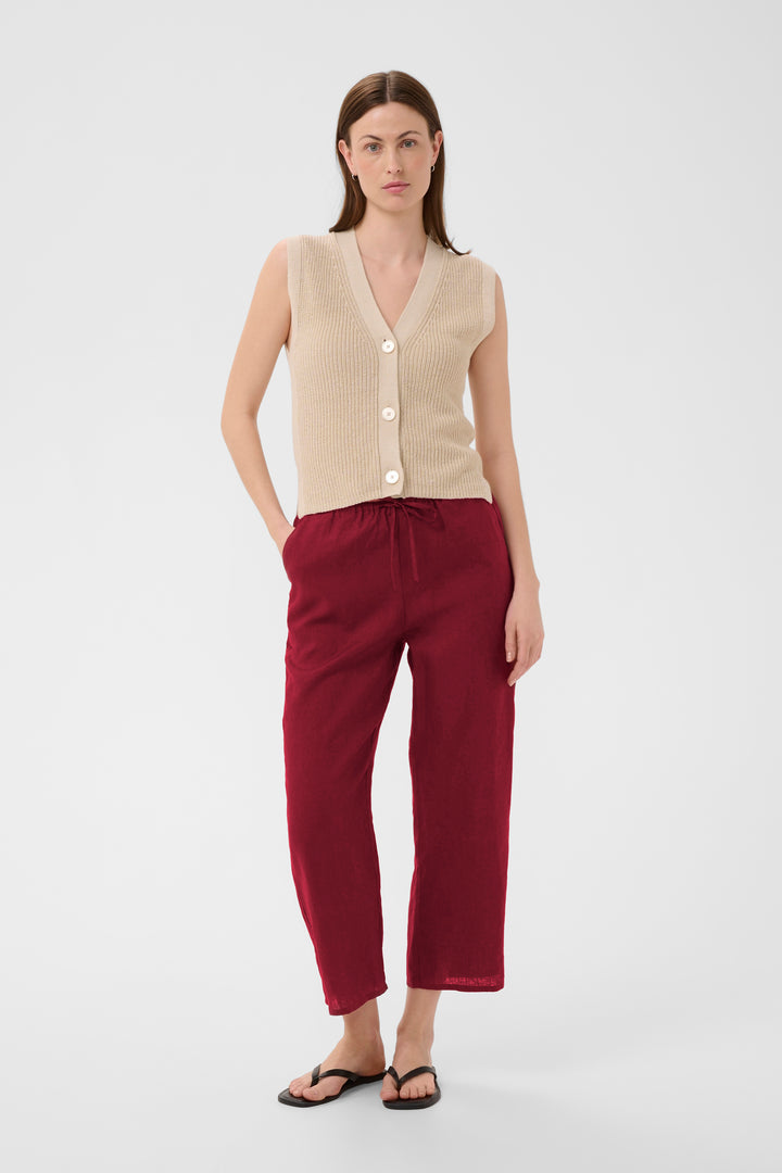 Berita linen trousers – Relaxed ankle length